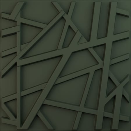 Ekena Millwork 19 5/8in. W x 19 5/8in. H Evergreen EnduraWall Decorative 3D Wall Panel Covers 2.67 Sq. Ft. WP20X20EGGHC